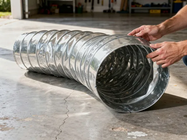 Avon Dryer Vent Cleaning specialist using advanced equipment for thorough duct cleaning in Avon